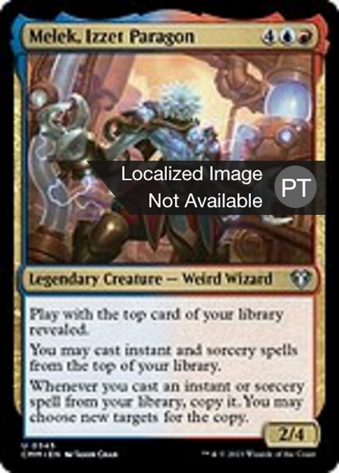 Melek, Paradigma dos Izzet - Commander Masters