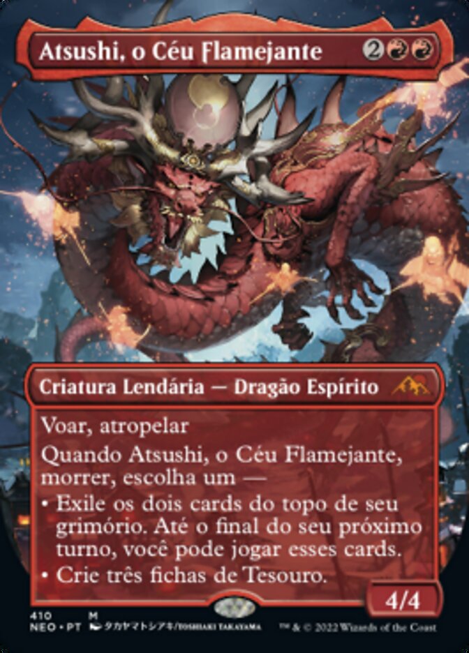 Atsushi, o Céu Flamejante - Kamigawa: Neon Dynasty
