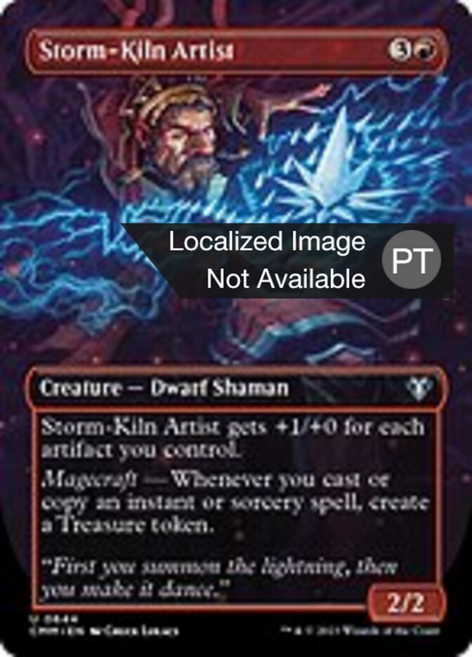 Artista da Fornalha Tempestuosa - Commander Masters