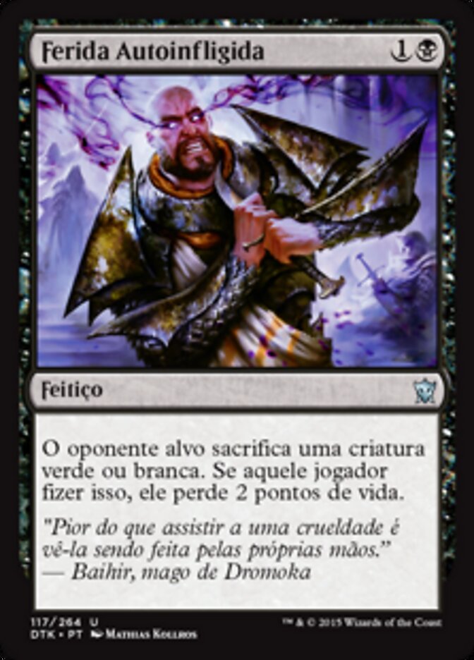 Ferida Autoinfligida - Dragons of Tarkir