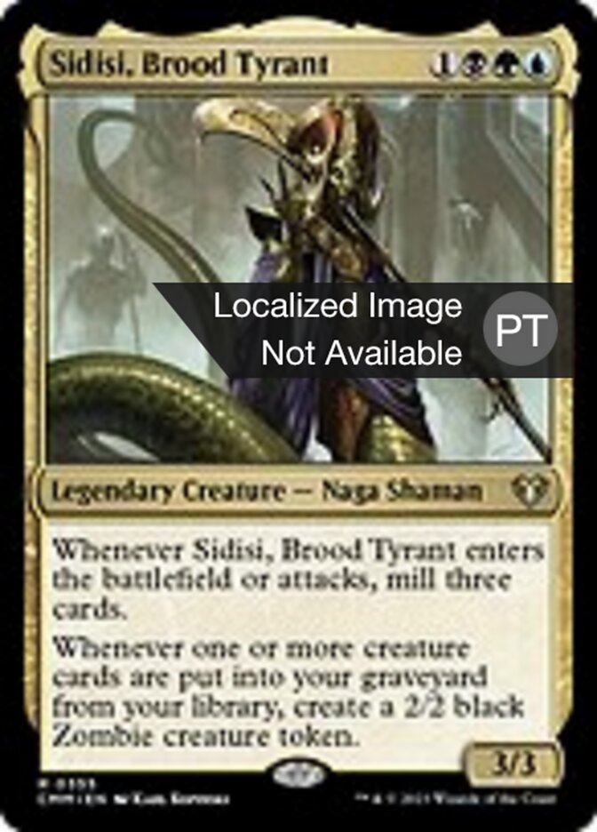 Sidisi, Tirana da Linhagem - Commander Masters