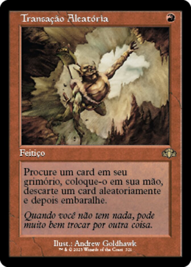 Transação Aleatória - Dominaria Remastered