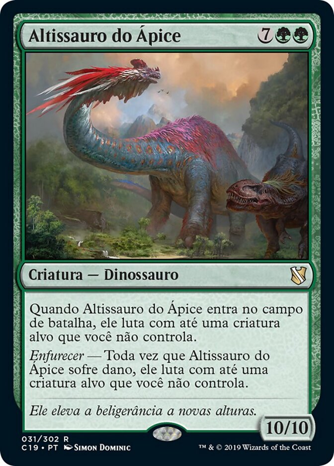 Altissauro do Ápice - Commander 2019