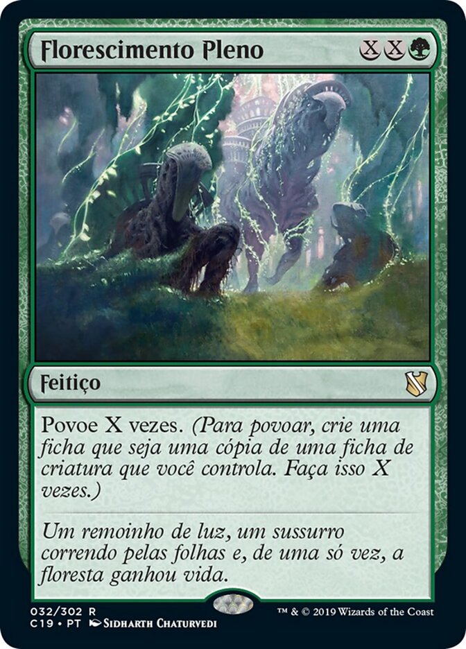 Florescimento Pleno - Commander 2019