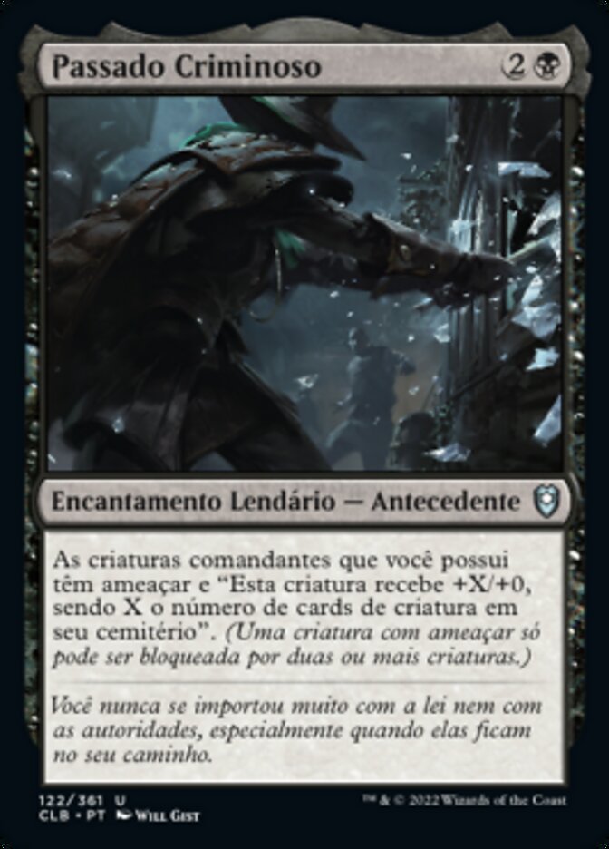 Passado Criminoso - Commander Legends: Battle for Baldur's Gate