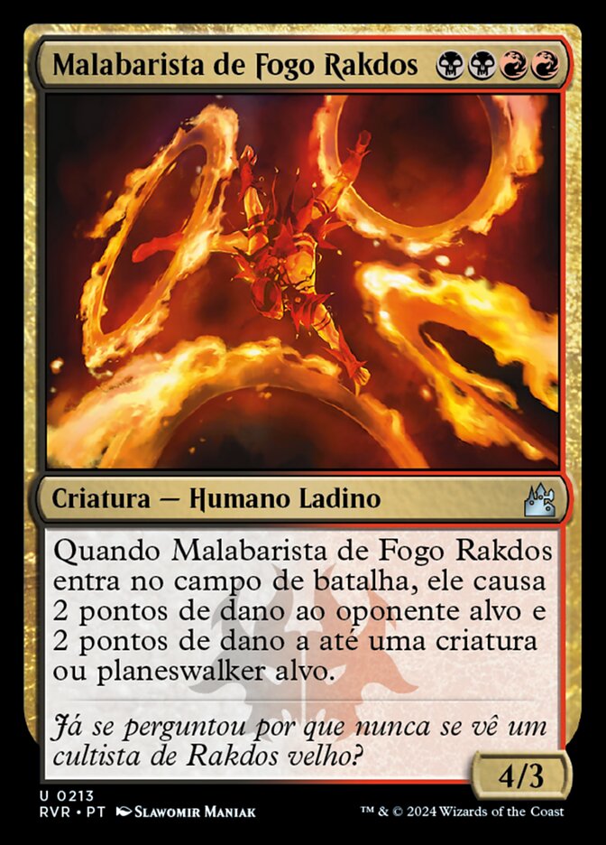 Malabarista de Fogo Rakdos - Ravnica Remastered