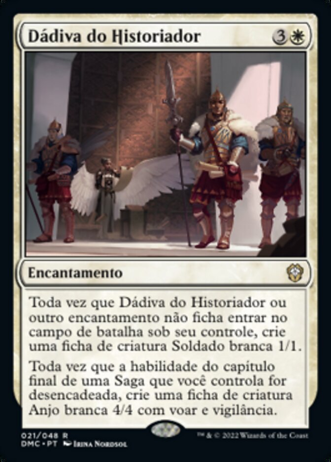 Dádiva do Historiador - Dominaria United Commander