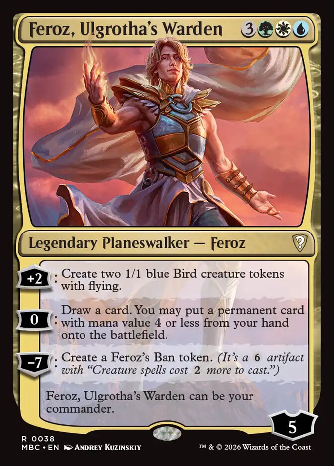 Feroz, Ulgrotha's Warden - Mystery Booster Commander Edition