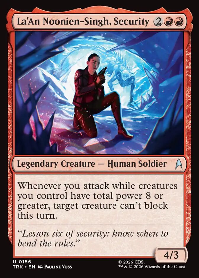 La'An Noonien-Singh, Security - Star Trek