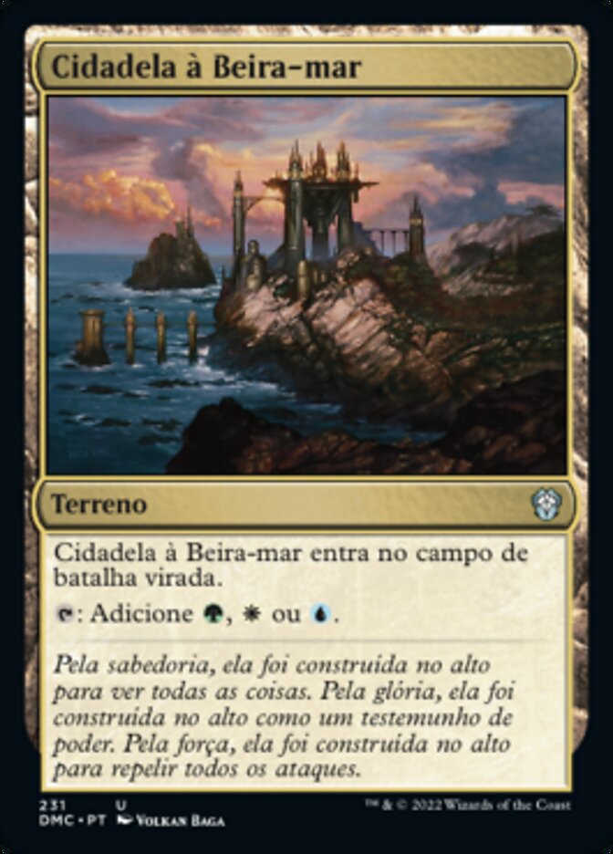 Cidadela à Beira-mar - Dominaria United Commander