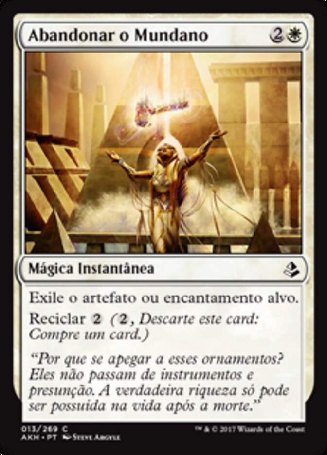 Abandonar o Mundano - Amonkhet