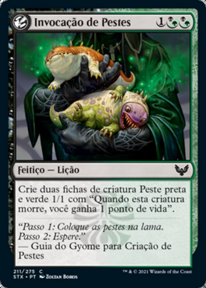 Invocação de Pestes - Strixhaven: School of Mages