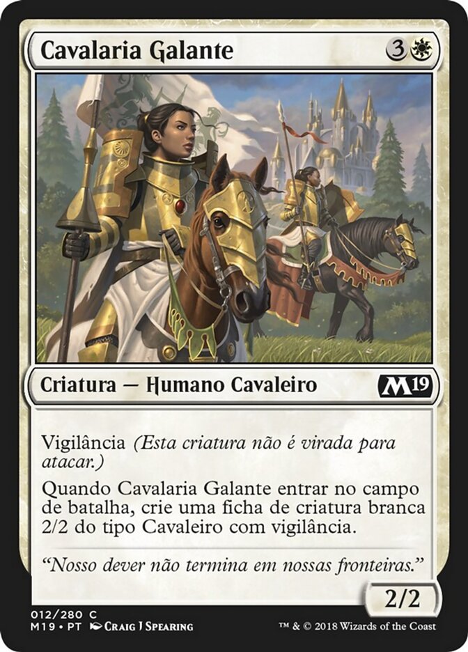Cavalaria Galante - Core Set 2019