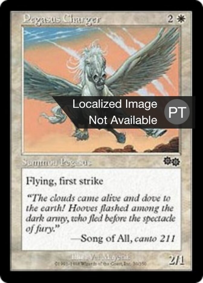 Pégaso Atacante - Urza's Saga