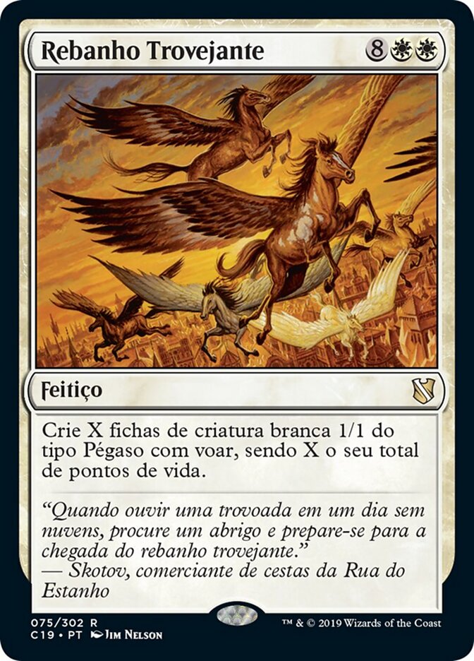 Rebanho Trovejante - Commander 2019