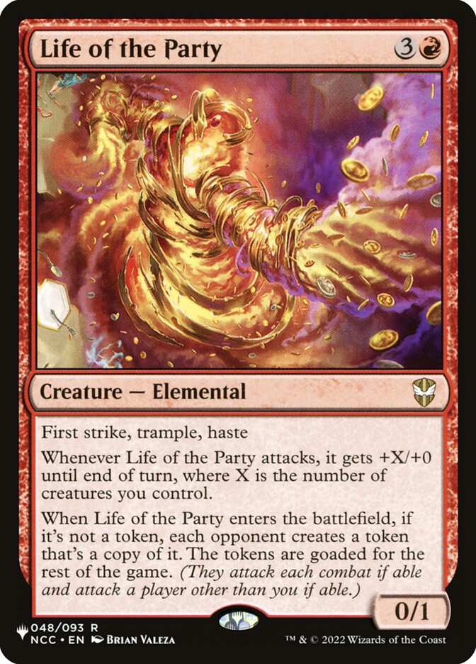 Life of the Party - The List