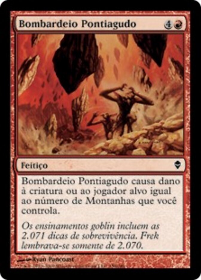 Bombardeio Pontiagudo - Zendikar