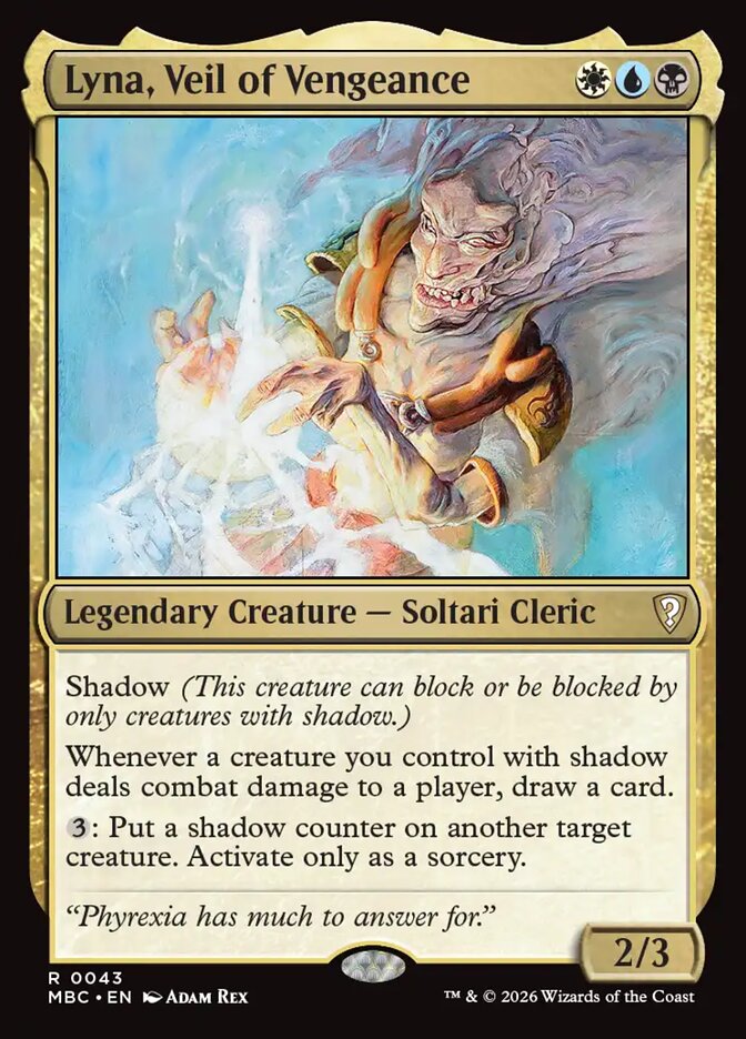 Lyna, Veil of Vengeance - Mystery Booster Commander Edition