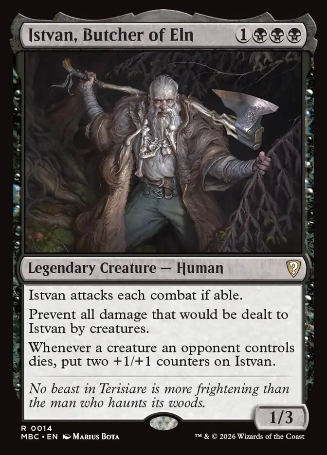 Istvan, Butcher of Eln - Mystery Booster Commander Edition