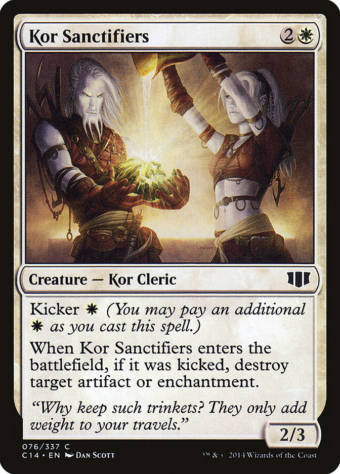 Kor Sanctifiers - Commander 2014