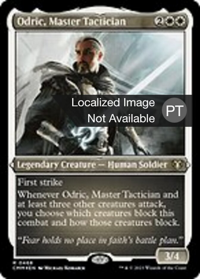 Odric, Estrategista Mestre - Commander Masters