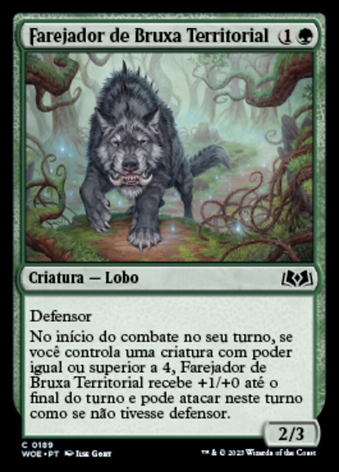 Farejador de Bruxa Territorial - Wilds of Eldraine
