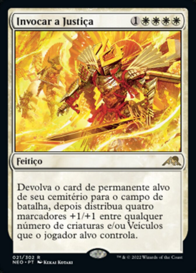 Invocar a Justiça - Kamigawa: Neon Dynasty