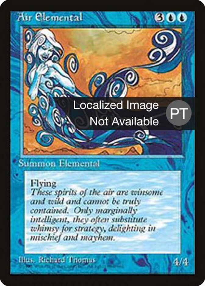 Elemental do Ar - Fourth Edition Foreign Black Border