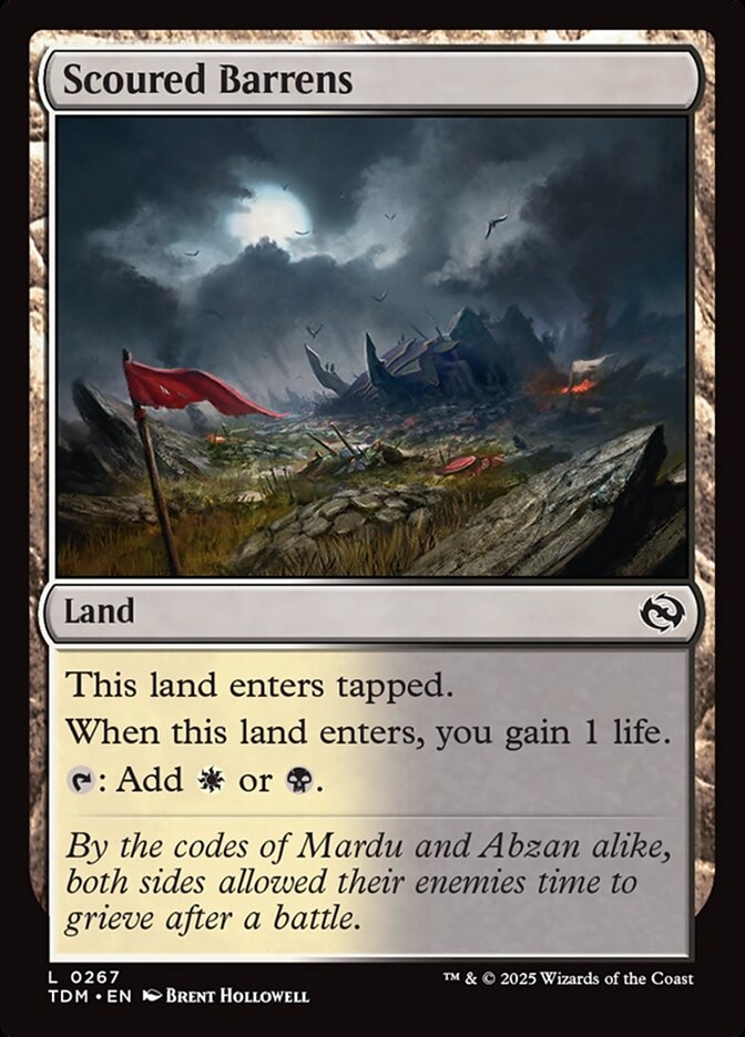 Scoured Barrens - Tarkir: Dragonstorm