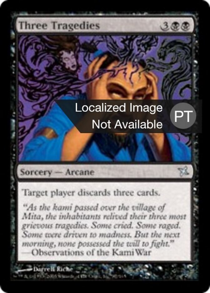 Três Tragédias - Betrayers of Kamigawa