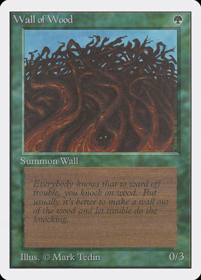 Wall of Wood - Unlimited Edition