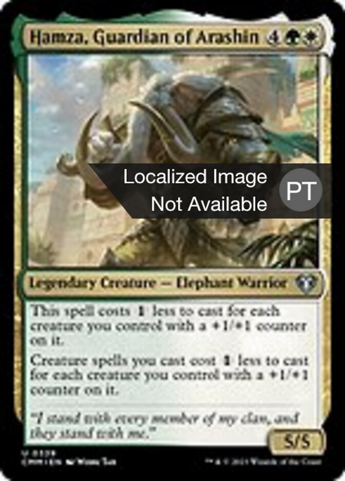 Hamza, Guardião de Arashin - Commander Masters