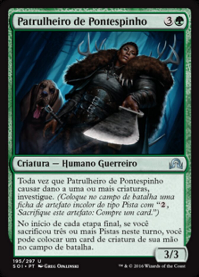 Patrulheiro de Pontespinho - Shadows over Innistrad