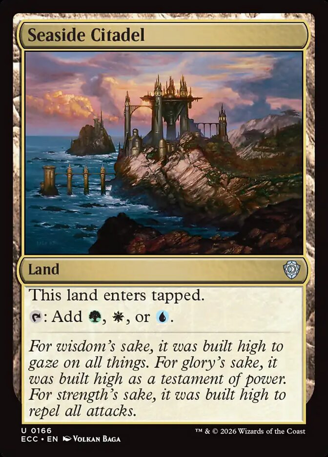 Seaside Citadel - Lorwyn Eclipsed Commander