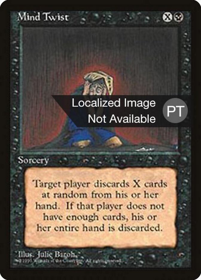 Distorcer a Mente - Fourth Edition Foreign Black Border
