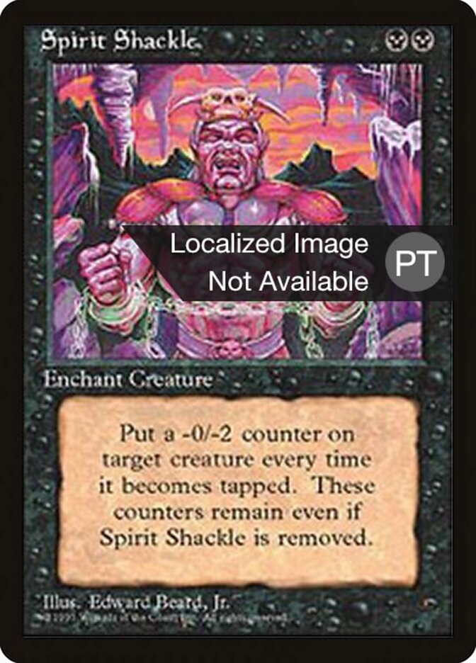 Grilhões do Espírito - Fourth Edition Foreign Black Border