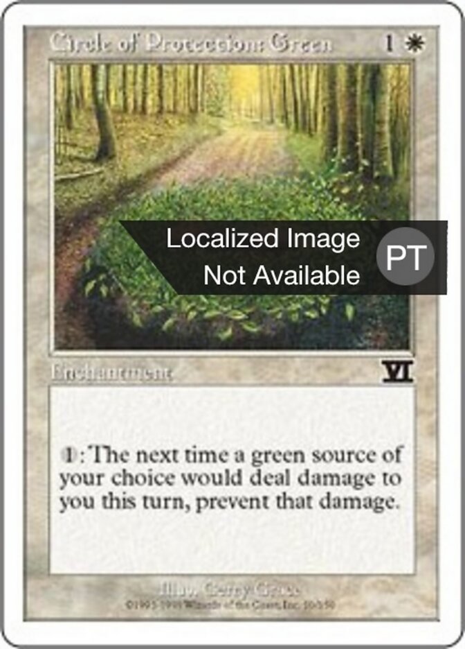 Círculo de Proteção: Verde - Classic Sixth Edition