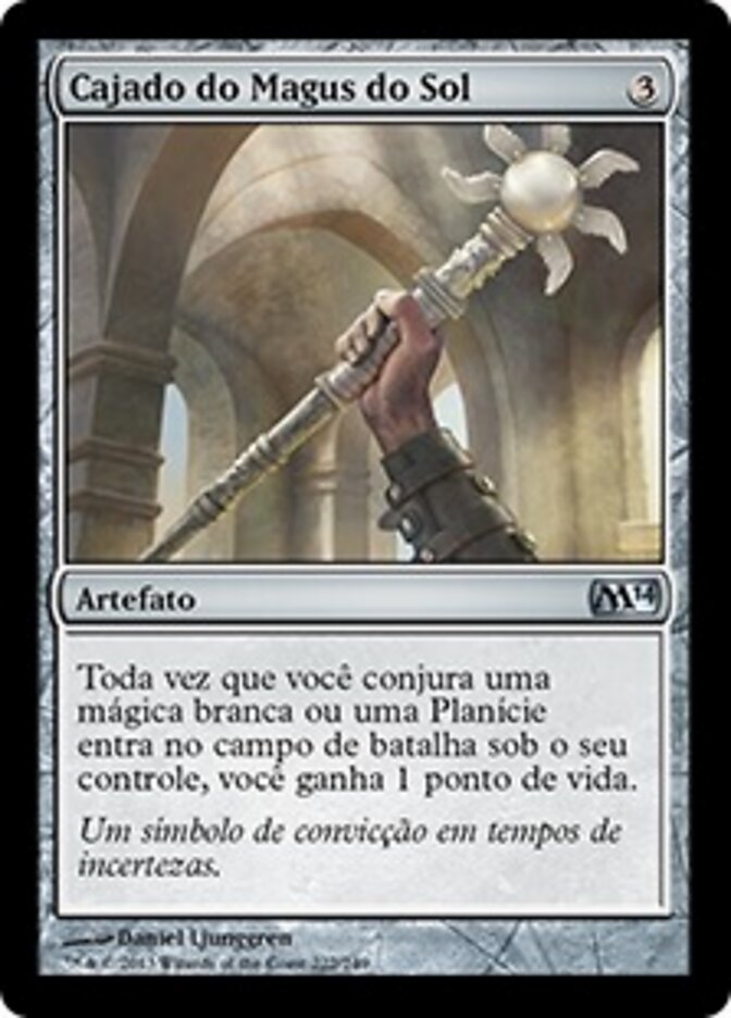 Cajado do Magus do Sol - Magic 2014