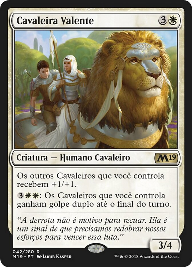 Cavaleira Valente - Core Set 2019