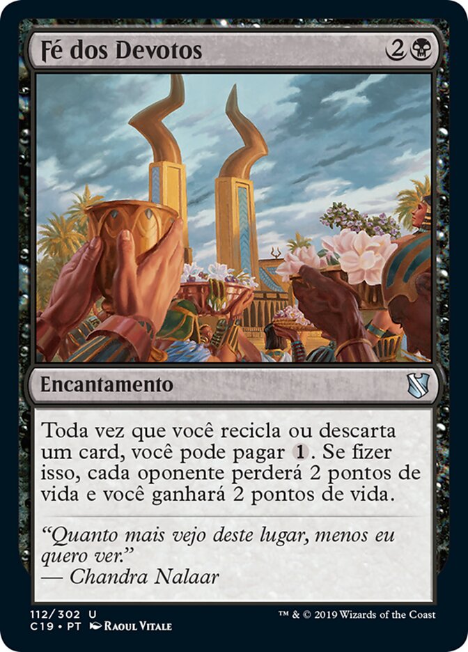 Fé dos Devotos - Commander 2019
