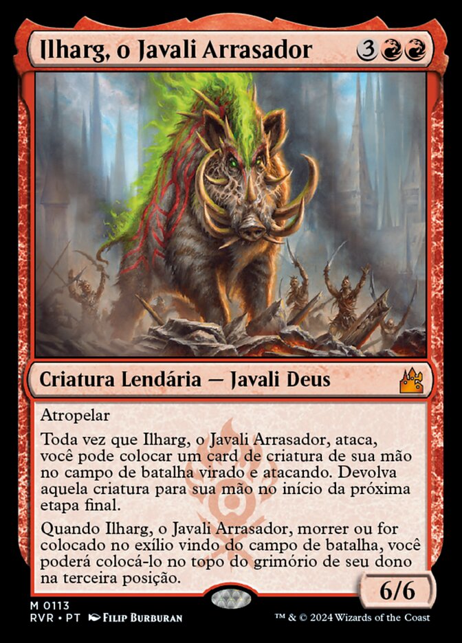 Ilharg, o Javali Arrasador - Ravnica Remastered