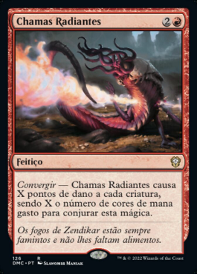 Chamas Radiantes - Dominaria United Commander