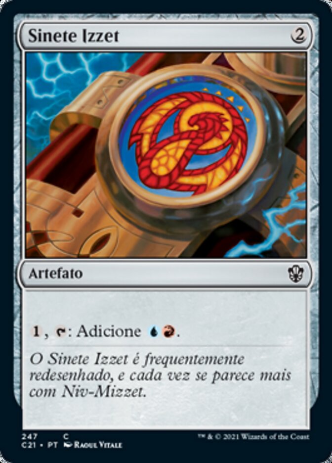 Sinete Izzet - Commander 2021