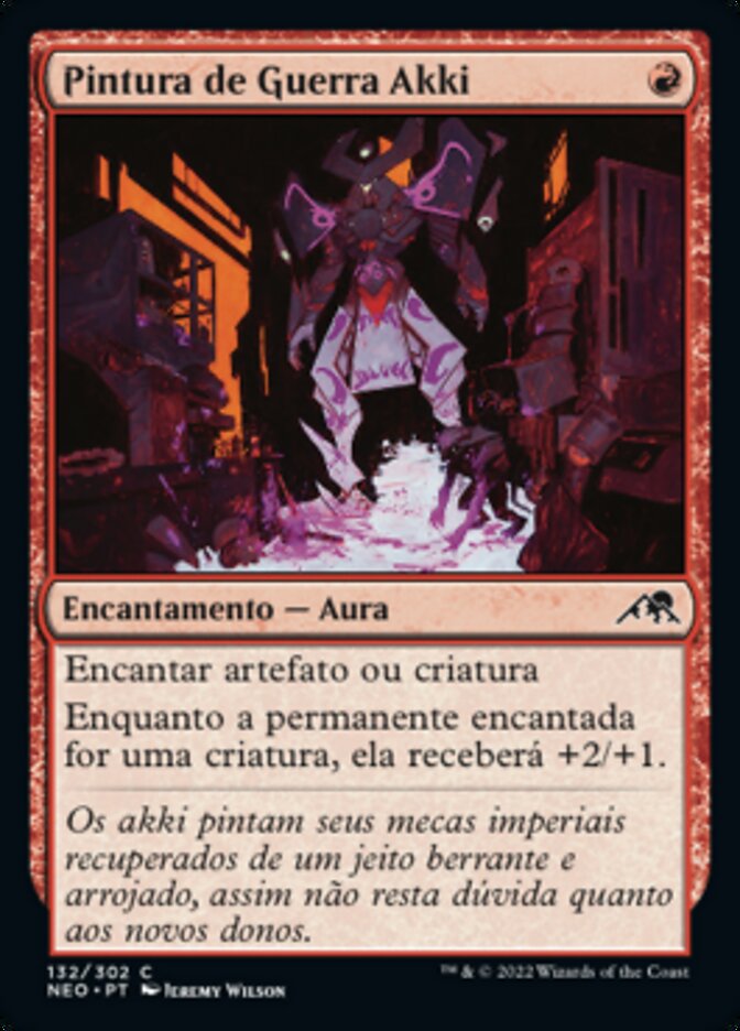 Pintura de Guerra Akki - Kamigawa: Neon Dynasty