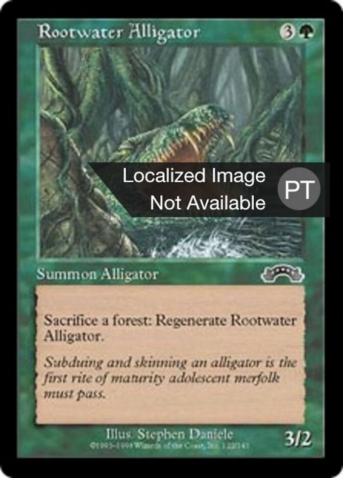 Aligátor de Rootwater - Exodus