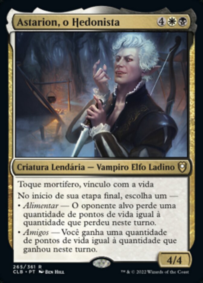 Astarion, o Hedonista - Commander Legends: Battle for Baldur's Gate
