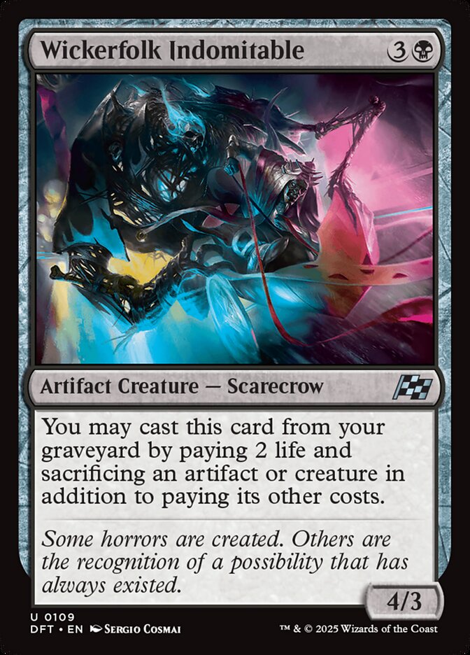Wickerfolk Indomitable - Aetherdrift