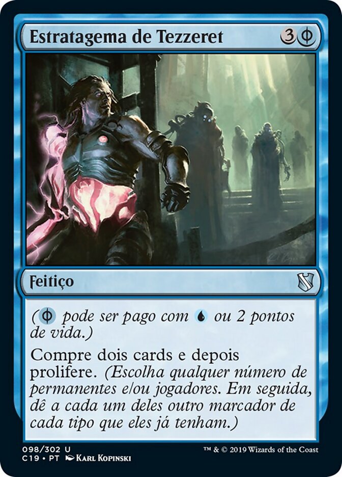 Estratagema de Tezzeret - Commander 2019