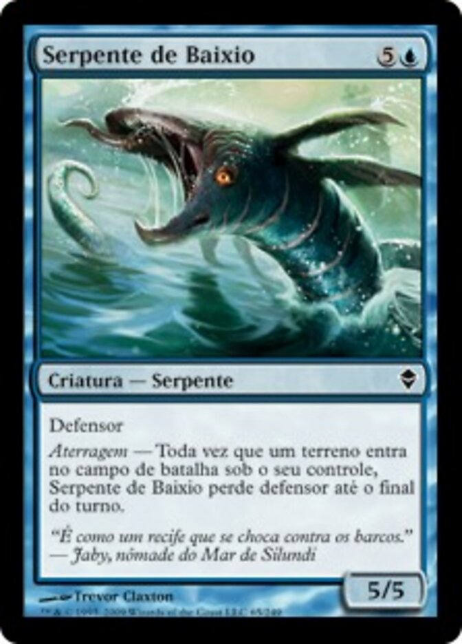 Serpente de Baixio - Zendikar