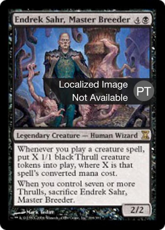 Endrek Sahr, Criador Mestre - Time Spiral